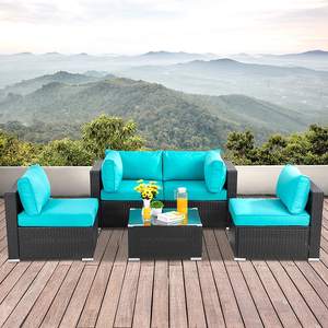 MODERN HIGH QUALITY OUTDOOR SET <b>SOFA</b> GARDEN RATTAN FURNITURE/ BEST SELLER POLY RATTAN FURNITURE - Product Image 4