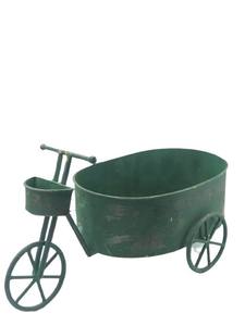 Maceta en forma de ciclo de Metal para decoración de jardín, maceta verde antioxidante para flores, el más vendido, nuevo diseño - Product Image 5