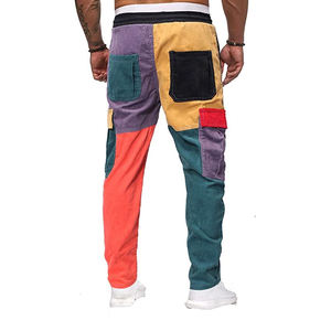 Jogging cargo avec logo personnalisé pour hommes Pantalon d'entraînement de course décontracté avec poches Tissu en toile - Product Image 6