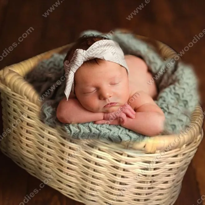 اليدوية الوليد التصوير الفوتوغرافي سرير الرضع استوديو الصور الخشب سرير سلة الحب على شكل سرير الطفل سرير المهد سرير بطانية للف الرضع