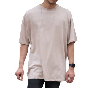 T-shirt oversize grande taille décontracté 100% coton pour homme, design vierge, haute qualité, service OEM disponible, nouvelle tendance été 2023 - Product Image 2
