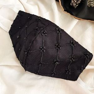 ----ELEGANT--DESIGNER <b>FACE</b> ACCESSORIES WITH BEAUTIFUL-&-STYLISH-HAND EMBROIDERY--2021. - Product Image 1