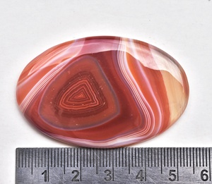 Sardonyx หินซาร์โดนิกซ์สำหรับทำอัญมณี,หินโมราบอตสวานาอัญมณีทำมือทรงตามสั่งขนาด - Product Image 2
