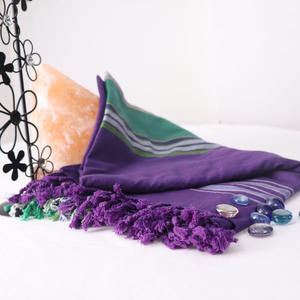 Toalla de playa turca Kikoy de la mejor calidad, toalla Kikoy de 100% algodón, elegantes Toallas de playa de golf a rayas tradicionales de la India - Product Image 2