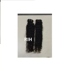 Natural unprocessed remy 100% raw indian virgin deep curly cuticle aligned wholesale cambodian human hair bundles extension