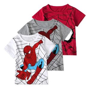 T-Shirt à manches courtes pour garçons, vêtements d'été en coton pur, pour bébés enfants de 2 à 14 ans, Collection - Product Image 3