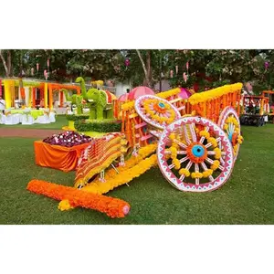 Decoración tradicional de boda Punjabi, fabricante de decoración de boda indio Gadda - Product Image 1