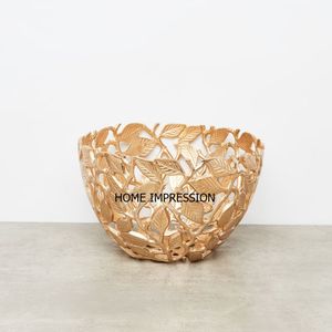 Wholesale Home Kitchenware Accessories Finest Quality Gold Plated Shiny Burner Bowl With <b>Lid</b> Latest Designer <b>Decorative</b> Bowl - Product Image 5