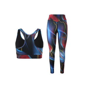 Ensemble de yoga pour femmes, vêtements de sport, de Gym, leggings de fitness, combinaison d'entraînement, 2 pièces - Product Image 3