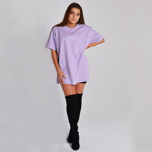T-shirt oversize pour filles avec les derniers designs à la mode Qualité supérieure avec impression personnalisée avec tissu respirant - Product Image 2