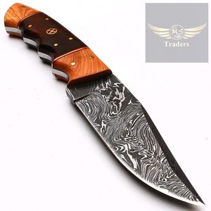 มีดทำครัวสุดคมมีดด้ามจับไม้จันทน์,ชุดมีดเชฟเหล็กดามัสกัส (MS-61) - Product Image 5