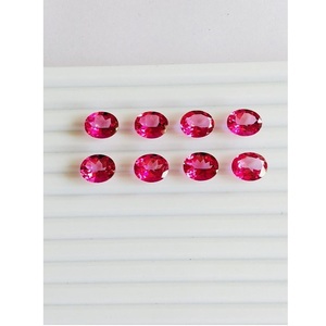 บุษราคัมสีชมพูธรรมชาติเกรด AAA อัญมณีหลวมได้รับการรับรองจากความร้อน - Product Image 5