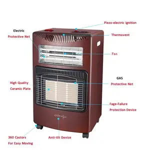 Hot Selling Decoratieve Indoor Gas Heater Power Met Lage Prijs Hoge Kwaliteit Draagbare Gas Boiler Aardgas Slaapkamer Heater