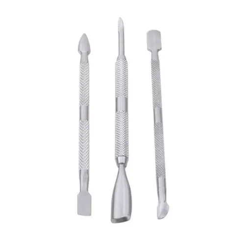 Pusher and Spoon Nail Cleaner Professional Grade Stainless Steel Cuticle Remover and Cutter Durable Manicure and Pedicure Tools