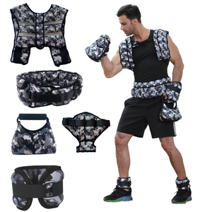 Conjunto de chaleco de levantamiento de pesas ajustable, portador de placa de CrossFit para gimnasio, deportes, Fitness, entrenamiento de levantamiento de pesas para correr - Product Image 4
