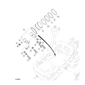 ชิ้นส่วนแหวนปิดผนึกสำหรับรถแทรกเตอร์ JD ชิ้นส่วนอะไหล่ปะเก็นยางทนทานสำหรับ SU29612ซ่อมแซมและบำรุงรักษา - Product Image 4