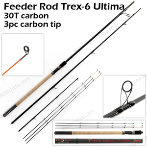30T คาร์บอน Trex-6 <span class=keywords><strong>Ultima</strong></span> 3pc ปลายคาร์บอนตกปลา feeder rod - Product Image 2