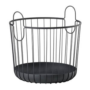 Panier-cadeau de mariage fait main en finition noire, parfait pour la décoration d'événements et les fournitures de fête festive - Product Image 1