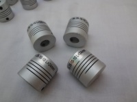 Encodeur en aluminium anodisé, structure à soufflet, coupleur d'arbre soufflet flexible 10 mm, pièces de transmission de puissance pour ateliers d'impression Engimech