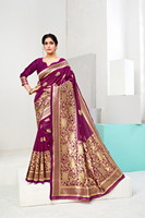 Sari indien Katan, dernière collection de créateurs, luxe, pour fêtes et mariages, en georgette, soie, viscose/rayonne, coton, soie, lavable en machine