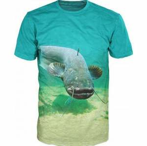 T-shirt Streetwear pour hommes, à col ras du cou, surdimensionné, graphique, délavé à l'acide - Product Image 2