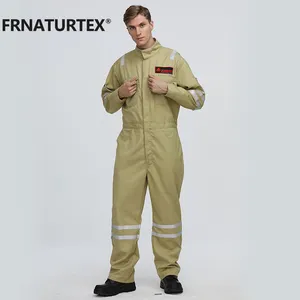 FRNATURTEX Custom elettricista lavoro di sicurezza tuta in aramide abbigliamento da lavoro in cotone industriale lavoratore uniforme per uomo