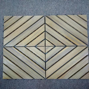 Vietnam Interlocking Outdoor Furniture <b>Plastic</b> Base Acacia Wooden Hardwood Deck <b>Tile</b> - Product Image 2
