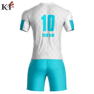 เสื้อฟุตบอลแบบเรียบสำหรับผู้ชาย สั่งทำได้ ชุดฟุตบอลสไตล์ทีมชาติ  ชุดกีฬา  บรรจุภัณฑ์แบบ Air Wear ดีไซน์ USA พร้อมส่งแบบดรอปชิปปิ้ง - Product Image 6