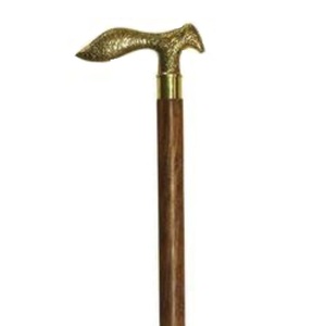 Bastón de Madera con Mango Niquelado Hecho a Mano, Casual, Elegante, de Diseño, Clásico, Único, Personalizado, de Latón - Product Image 5