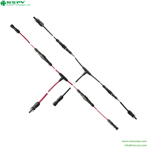 NSPV 2 in 1 ソーラー<span class=keywords><strong>T</strong></span>コネクター インラインヒューズ付き ソーラーパネル保護用 ソーラーケーブル配線ハーネス - Product Image 2