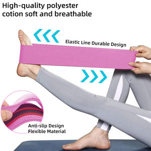 2025 Custom logo Fabric Resistance Bands Non Slip Glute Nude Booty Bands for Legs & Butt Exercise Band <b>Fitness</b> <b>Accessories</b> Gear - Product Image 5