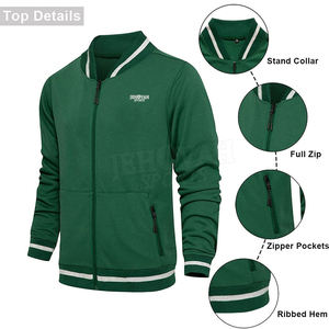 Haute qualité hommes hiver grande taille entraînement Fitness sport survêtement 2 pièces ensemble pantalon personnalisé polaire respirant - Product Image 4