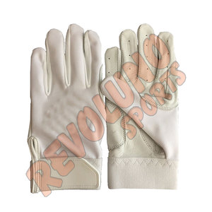 Gants de frappeur de baseball pour adultes, manchette courte Design personnalisé et logo Gants de frappeur professionnels en cuir pour jeu de softball Respirant - Product Image 5