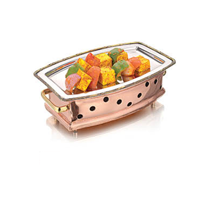 Cobre y acero aperitivo caliente de la India - Product Image 3