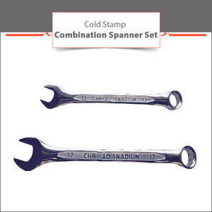 Best Combination Spanner Wrench with Custom Logo Design Features Gripped Handle Cold <b>Stamp</b> Is Acceptable for Custom Logo Design - Product Image 6