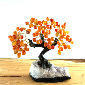 Naturel Brésilien Cristal Pierres Précieuses Arbres D'affichage Pièce de Collection - Product Image 4