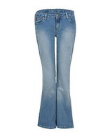 Nouveau Jean Femme Coupe Slim Élastique Taille Haute Uni Vintage Respirant Coupe Bootcut Jambe Étroite Vente en Gros Usine Personnalisable
