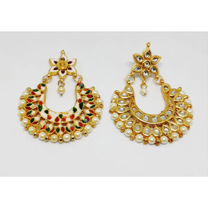 Boucles d'oreille en laiton doré pour femmes et filles, accessoires de styliste, en laiton doré, nouvelle mode - Product Image 3