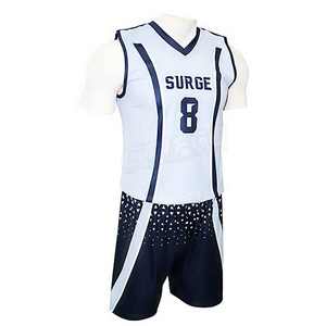 100% Polyester Hommes Blanc Volley-Ball Porter L'uniforme m - Product Image 1