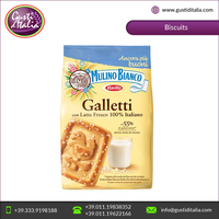 Galletas Biscotti Redondas de Chocolate Crujiente Sin Gluten con Ingredientes Puros y Sabor Dulce para Galletti 350 G X 24 Italia