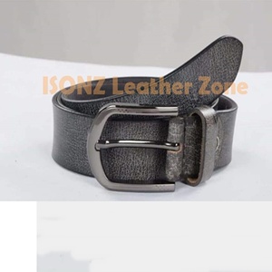 Ceinture en cuir de vachette vintage unisexe personnalisée longueur haute qualité broche personnalisée en cuir de vache véritable pour hommes alliage classique personnalisable - Product Image 1