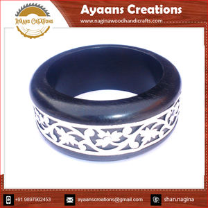 AYAANS 2024 New Factory Sale Best Quality Wooden <b>Bangles</b> <b>Bracelet</b> Unpolished Stylist for Sale at Lowest Price - Product Image 4