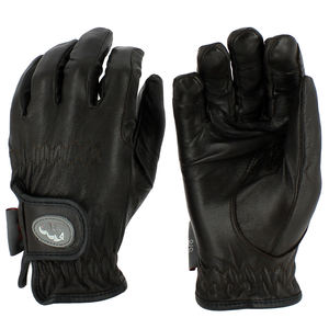 Gants d'équitation en cuir de mouton souple en noir XS-2XL tailles - Product Image 1