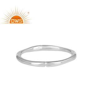 Fine Jewelry Handmade 925 Sterling <b>Plain</b> Silver <b>Ring</b> Jewelry Supplier Designer Band <b>Ring</b> Jewelry Manufacturer - Product Image 1