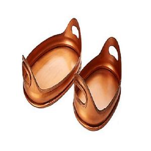 Lot de 4 plateaux de service pour aliments de différentes tailles et formes Plateau de service pour dattes en laiton de qualité supérieure au prix le plus bas - Product Image 3