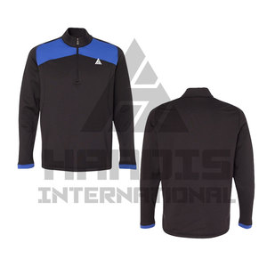 Latest Arrival Streetwear <b>Half</b> <b>Zip</b> <b>Jacket</b> Custom Made Logo Design Outdoor <b>Half</b> <b>Zip</b> <b>Jacket</b> for <b>Men</b> - Product Image 1
