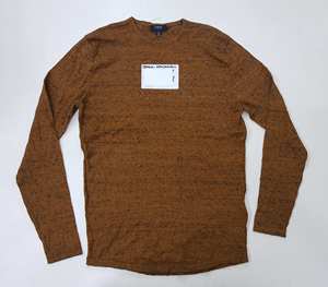 เสื้อสเวตเตอร์แบบสวมหัวแขนยาวของผู้ชายสำหรับฤดูใบไม้ร่วงเสื้อจัมเปอร์คอกลมแบบลำลองสำหรับใส่ทำงานเสื้อสเวตเตอร์มียี่ห้อสินค้าในสต๊อกของบังคลาเทศมีการฉีกขาด - Product Image 1