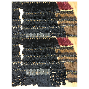 Extensions de cheveux humains Remy 100% double drawn, cuticules alignées, vierges vietnamiennes, lisses comme des baguettes, longueurs de 8 à 30 pouces, fabrication à la machine, vente en gros - Product Image 4