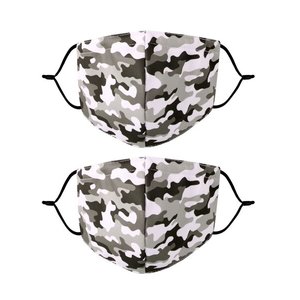 Masque de protection en coton, 3 couches, réutilisable, lavable, inserts, filtres sans Valve, à la mode, hiver, offre spéciale - Product Image 2