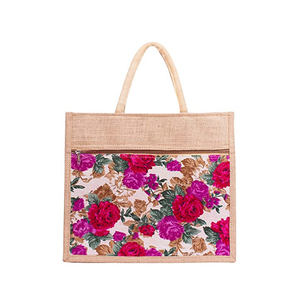 Assurance qualité Sacs fourre-tout réutilisables en jute Sacs à main à la mode au meilleur prix pour faire du shopping Cadeaux - Product Image 3